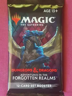 Magic The Gathering D&D ADVENTURES IN THE FORGOTTEN REALMS SET Booster Pack MTG - Image 2