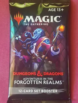 Magic The Gathering D&D ADVENTURES IN THE FORGOTTEN REALMS SET Booster Pack MTG - Image 3