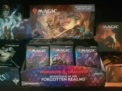 Magic The Gathering D&D ADVENTURES IN THE FORGOTTEN REALMS SET Booster Pack MTG - Image 4