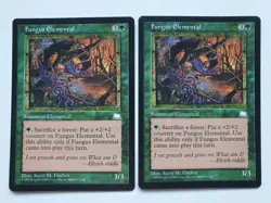Magic The Gathering Fungus Elemental x 2 - Weatherlight - Rare - Image 1