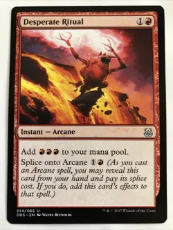 MTG Duel Decks: Mind vs. Might Desperate Ritual 014/065 MP - Image 1