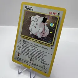 Clefairy 6/130 Holo Pokemon Card - Base Set 2 - Moderately Played - Image 3