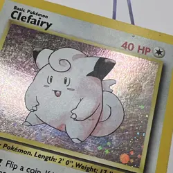 Clefairy 6/130 Holo Pokemon Card - Base Set 2 - Moderately Played - Image 5