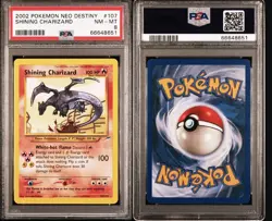 2002 POKEMON NEO DESTINY #107 SHINING CHARIZARD PSA 8 - Image 2