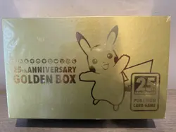 Pokemon Golden Box Sword & Shield 25th Anniversary Pikachu JAPANESE Sealed 4521329322605 - Image 1