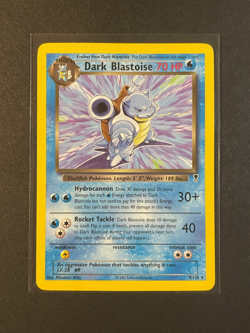 Pokemon Dark Blastoise 4/110 Legendary Collection Non Holo Rare MP - Image 1