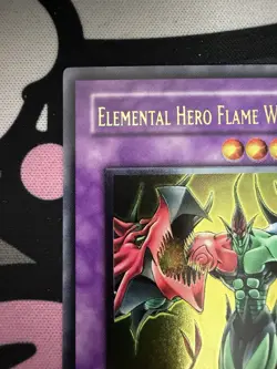 YU-GI-OH ELEMENTAL HERO FLAME WINGMAN ULTIMATE 1ST ED TLM-EN035 NEAR MINT - Image 3