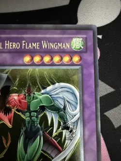 YU-GI-OH ELEMENTAL HERO FLAME WINGMAN ULTIMATE 1ST ED TLM-EN035 NEAR MINT - Image 4