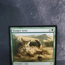 Hungry Lynx, The List, Magic the Gathering MTG NM - Image 2