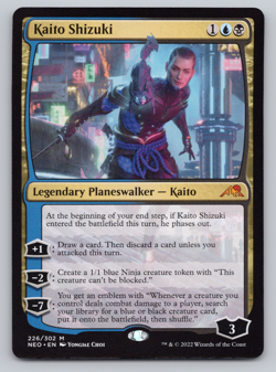 Kaito Shizuki Planeswalker- Kamigawa: Neon Dynasty MTG - Image 1