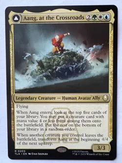 Aang, at the Crossroads Avatar: The Last Airbender MTG Regular Rare 0203 - Image 1