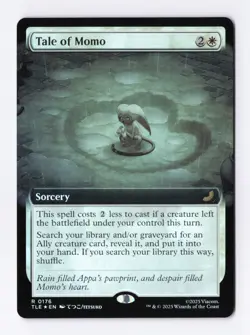Tale of Momo (Extended Art) (Foil) MTG Avatar Last Airbender Eternal Legal (TLE) - Image 1