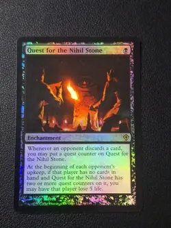 FOIL Quest for the Nihil Stone ~ Worldwake [ Excellent ] [ Magic MTG ] - Image 1