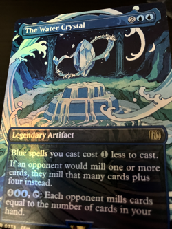 **FOIL** The Water Crystal (Borderless) Final Fantasy MTG - Image 2