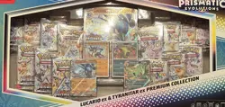 Pokemon Prismatic Evolutions Lucario ex & Tyranitar ex Premium Collection Box - Image 1