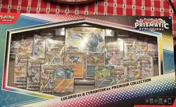 Pokemon Prismatic Evolutions Lucario ex & Tyranitar ex Premium Collection Box - Image 2