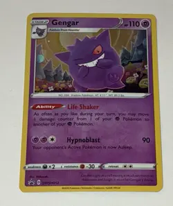 2020 Pokemon TCG Gengar SWSH052 Black Star Promo! NM Cond. - Image 1