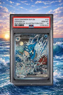 Kingdra ex 131 Pokemon TCG Shrouded Fable Promo PSA Gem 10 - Image 3