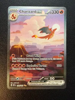 Charizard Ex Pokemon 199/165 Sir Scarlet & Violet 151 English NM / Near Mint - Image 1