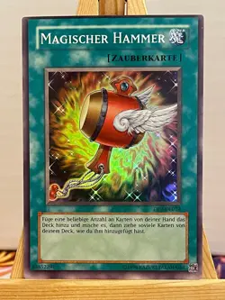 Magic Hammer DP2-EN024 Super Rare German NM YUGIOH - Image 1