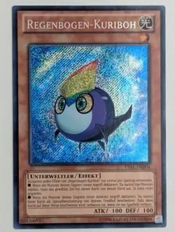 Rainbow Kuriboh LVAL-EN004 Secret Rare German NM YUGIOH - Image 1