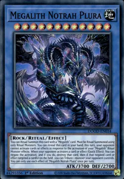 Megalith Notrah Plura - Super Rare 1st Edition DOOD-EN034 - NM - YuGiOh - Image 1