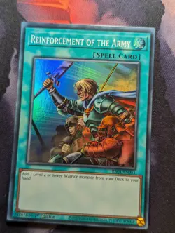 Yu-Gi-Oh! - Reinforcement of the Army - RA01-EN051 - Super Rare - 1st Edition LP - Image 1