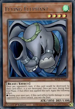 Flying Elephant - Silver Ultra Rare 1st Edition BLC1-EN017 - NM - YuGiOh - Image 1