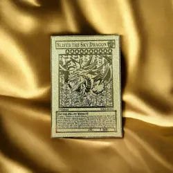 Yugioh! Gold Metal Egyptian God 3 Card Set (Slifer, Ra, & Obelisk) - Image 2