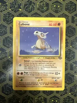 CUBONE - Jungle Set - 50/64 - Common - Pokemon Card - Unlimited Edition D40 - Image 1
