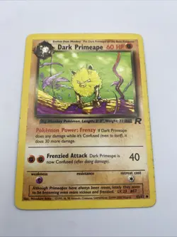 Dark Primeape 43/82 Team Rocket Pokemon Card - Image 1