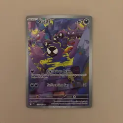 Gastly 177/162 Illustration Rare & Team Rockets Crobat EX 242/182 Pokemon cards - Image 1