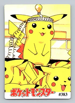 Pokemon Card - Pikachu #383 - Vending Machine - Holo - Image 2