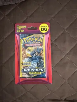 (4) Pokemon Dollar General Mini Booster Unbroken Bonds 3 Card Pack, Art Set+FOIL - Image 5