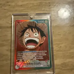 One Piece TCG OP13-001 Monkey D. Luffy Alt Art Leader AA Card Game CCG English - Image 1
