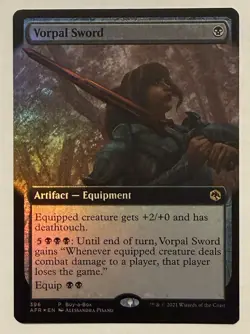 Vorpal Sword Foil - Buy-a-Box Promo Adventures in the Forgotten Realms MTG - Image 1