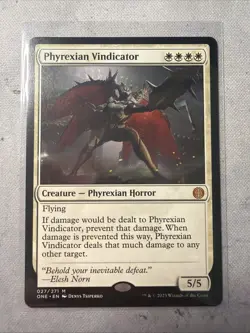 Phyrexian Vindicator Phyrexia: All Will Be One Non Foil NM 027 - Image 1