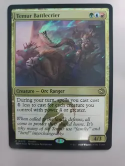 MTG Temur Battlecrier Promo Pack: Tarkir: Dragonstorm Foil Rare - Image 1