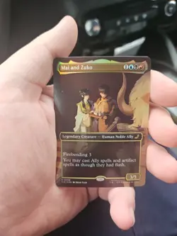 Mai and Zuko (Borderless) Avatar: The Last Airbender: Eternal-Legal Foil - Image 1