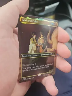 Mai and Zuko (Borderless) Avatar: The Last Airbender: Eternal-Legal Foil - Image 2