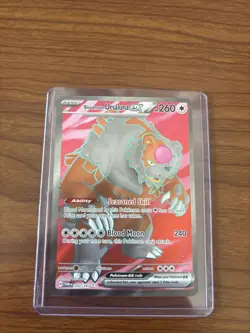 Pokemon Bloodmoon Ursaluna ex 202/167 Sv06: Twilight Masquerade Holo Full Art - Image 1