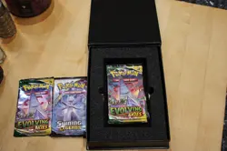 5 Pokemon Booster Packs - 4 Evolving Skies + 1 Shining Legends - All Sealed - Image 3