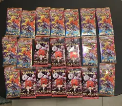 21x Pokemon Booster Pack Lot SEALED! (Japanese) heat wave+glory of team rocket - Image 1