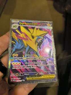 Mega Manectric EX Holo Full Art Ultra Rare #158/132 Mega Evolution NM Pokemon - Image 4