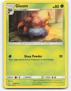 Gloom 3/236 Sun & Moon - Cosmic Eclipse Near Mint Pokemon Card - Image 1