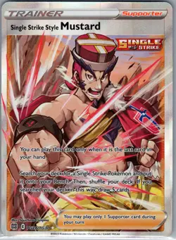Single Strike Style Mustard TG28/TG30 - Pokemon Card - NM - Image 1