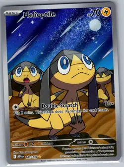 Helioptile 143/132 ME01: Mega Evolution - Pokemon Card - NM - Image 1