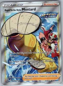 Rapid Strike Style Mustard TG27/TG30 Brilliant Stars - Pokemon Card - NM - Image 1