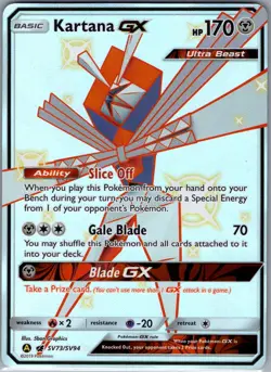 Kartana GX SV73/SV94 Hidden Fates: Shiny Vault - Pokemon Card - NM - Image 1