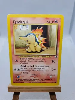 Pokemon TCG Cyndaquil 57/111 Common Neo Genesis Trading Card - Image 1
